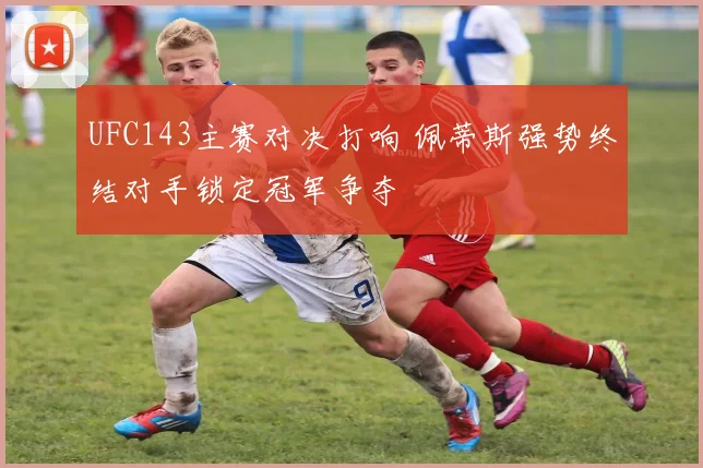 UFC143主赛对决打响 佩蒂斯强势终结对手锁定冠军争夺