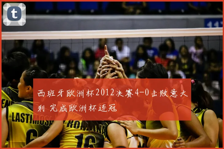 西班牙欧洲杯2012决赛4-0击败意大利 完成欧洲杯连冠